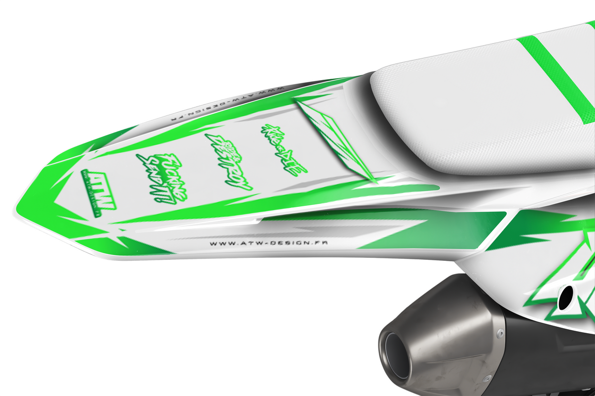 Kit grafiche Supermotard Tutti i modelli - ATSM009 Verde