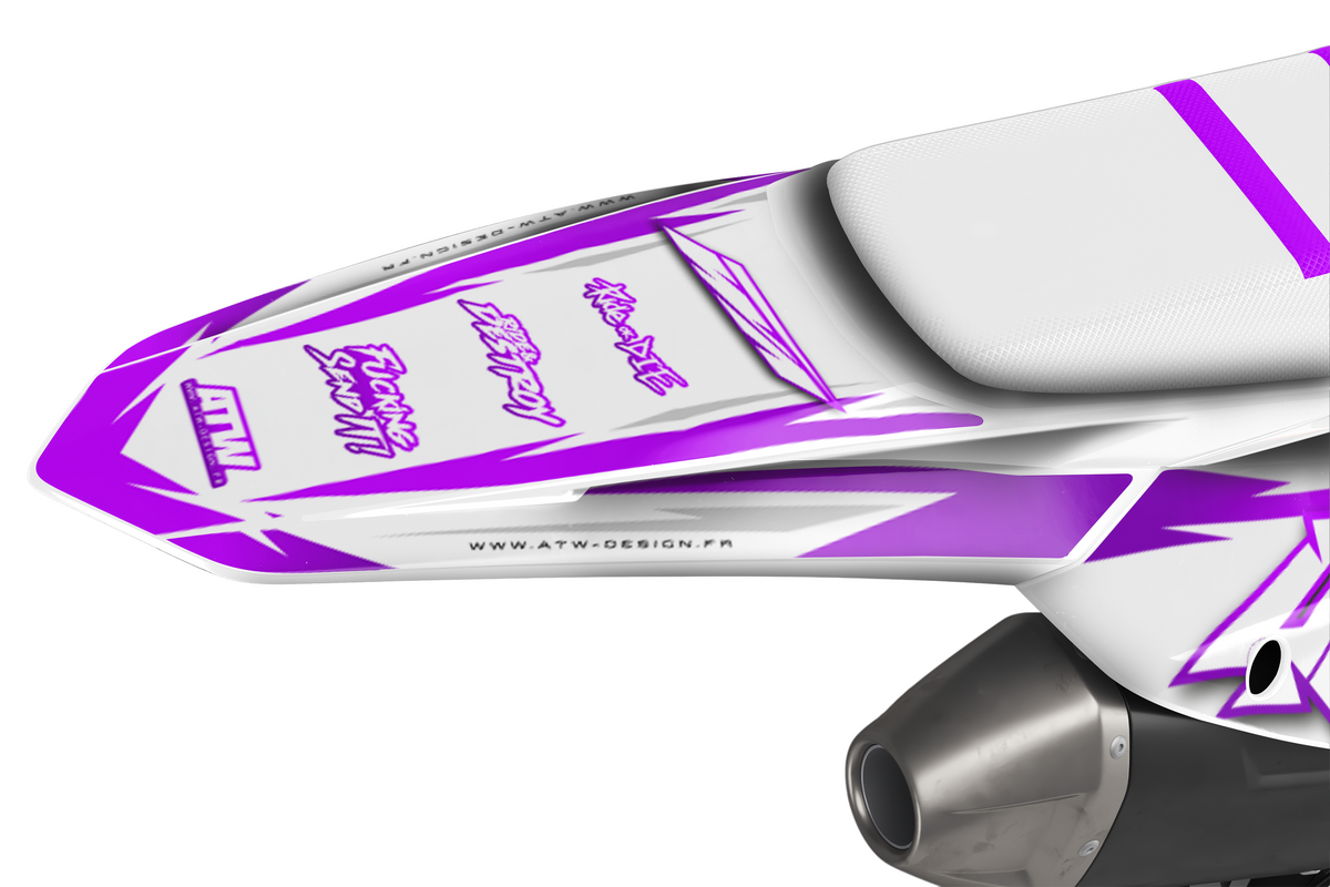 Kit de adhesivos Supermotard Todos los modelos - ATSM009 Violeta