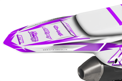Kit de adhesivos Supermotard Todos los modelos - ATSM009 Violeta