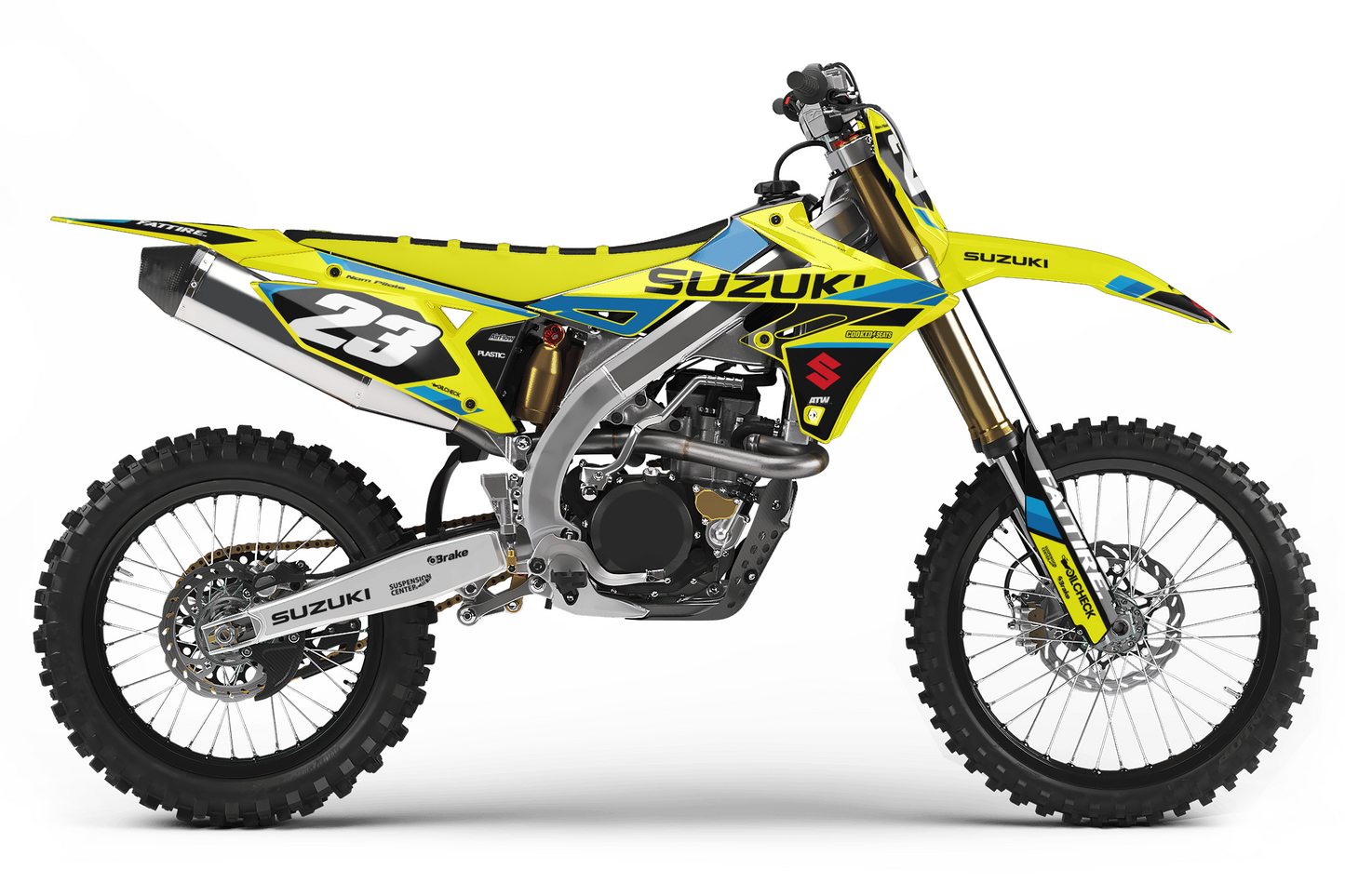Kit déco Suzuki RM-Z - SZMX001 Bleu