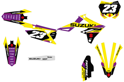 Kit déco Suzuki RM-Z - SZMX001 Violet