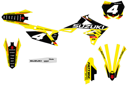 Kit déco Suzuki RM-Z - SZMX002 Rouge