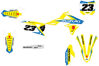 Kit déco Suzuki RM-Z - SZMX004 Blanc