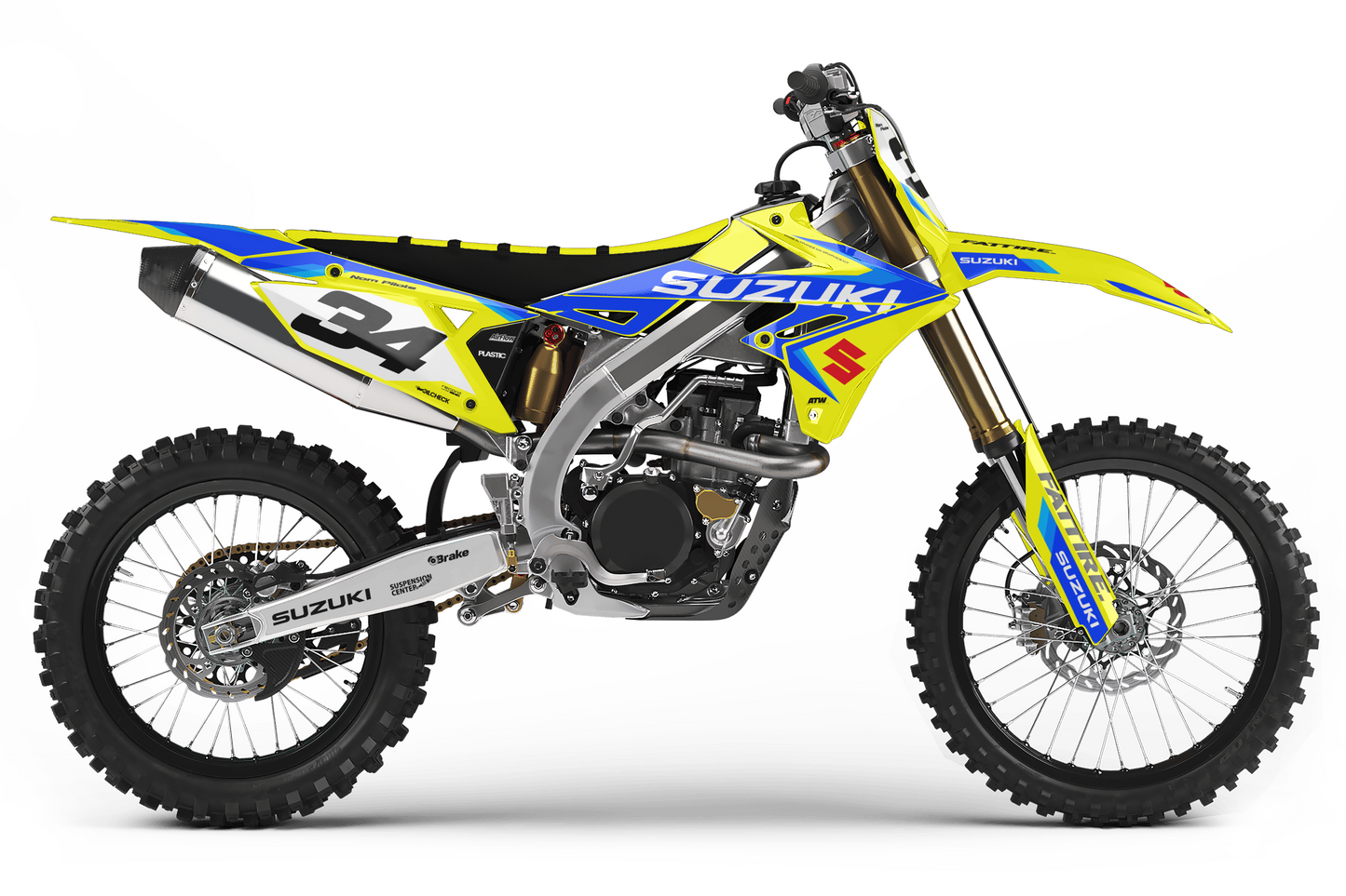 Kit déco Suzuki RM-Z - SZMX005 Bleu