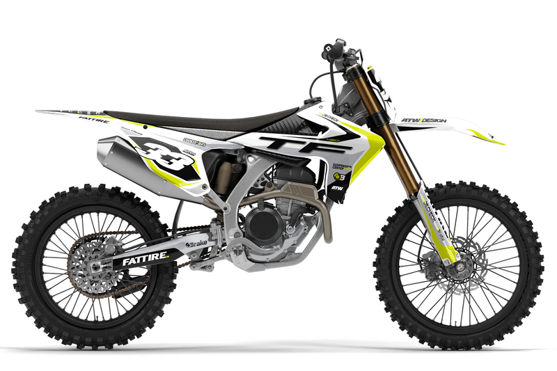 Kit déco Triumph TFX/TFE - TFMX002 Blanc