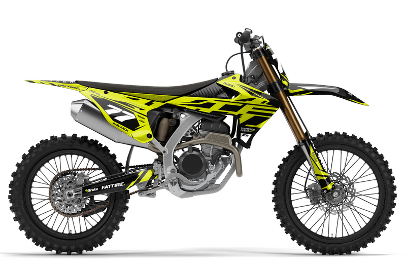 Kit déco Triumph TFX/TFE - TFMX003 Jaune