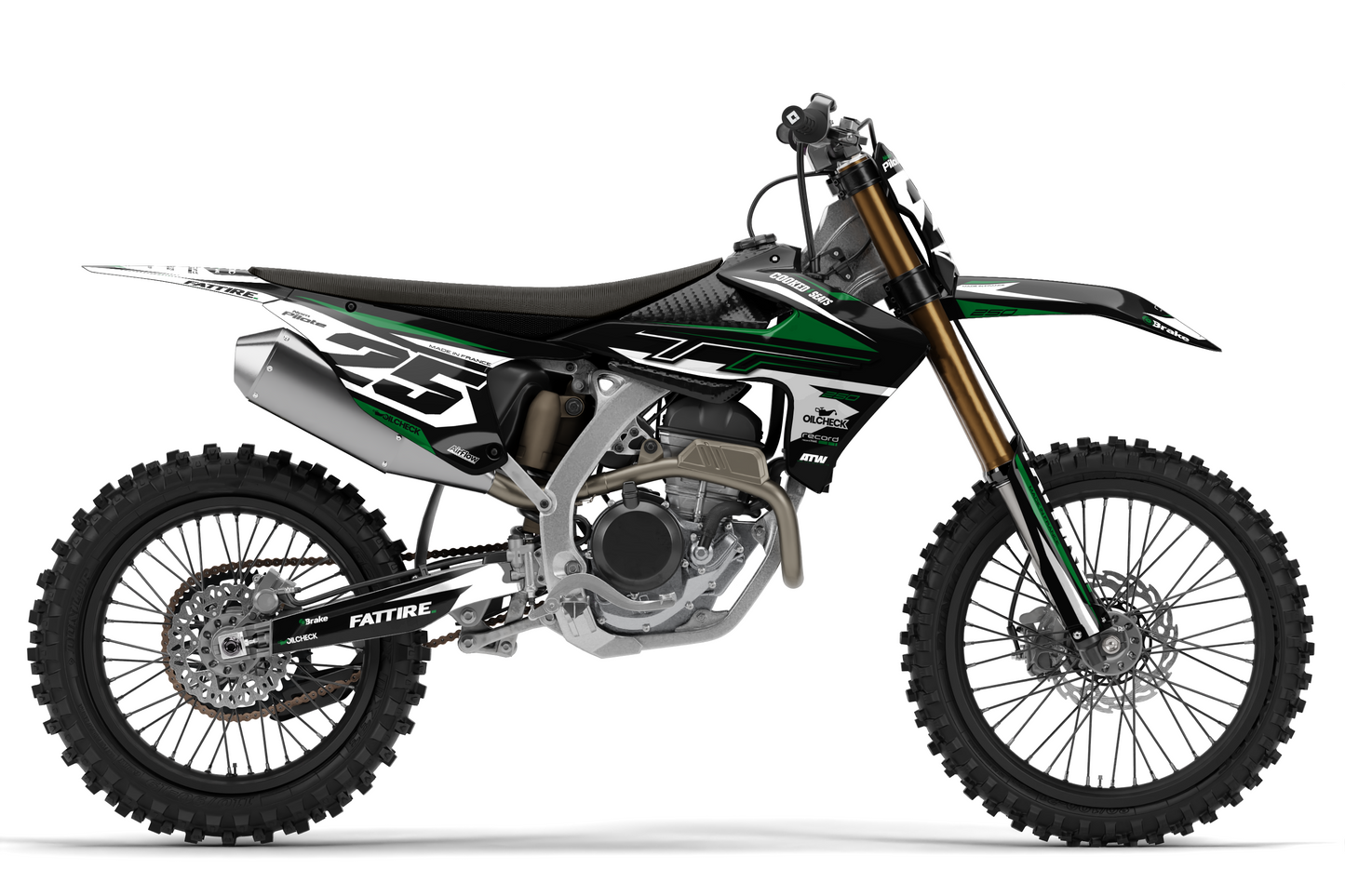 Kit déco Triumph TFX/TFE - TFMX004 Vert