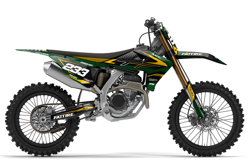 Kit déco Triumph TFX/TFE - TFMX005 Vert