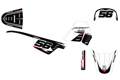 Kit déco Yamaha PW 50 - YM5PW001 Blanc