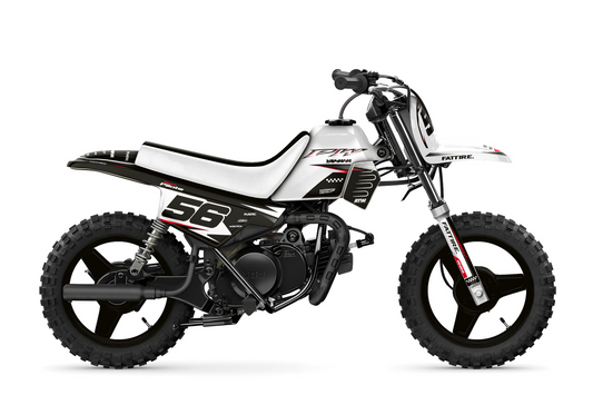 Kit déco Yamaha PW 50/PW 80 - YMPW001 Blanc