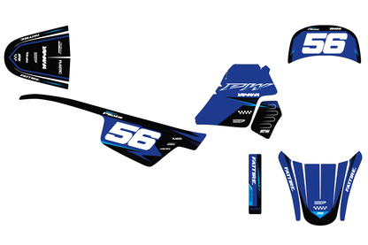 Kit déco Yamaha PW 50 - YM5PW001 Cyan