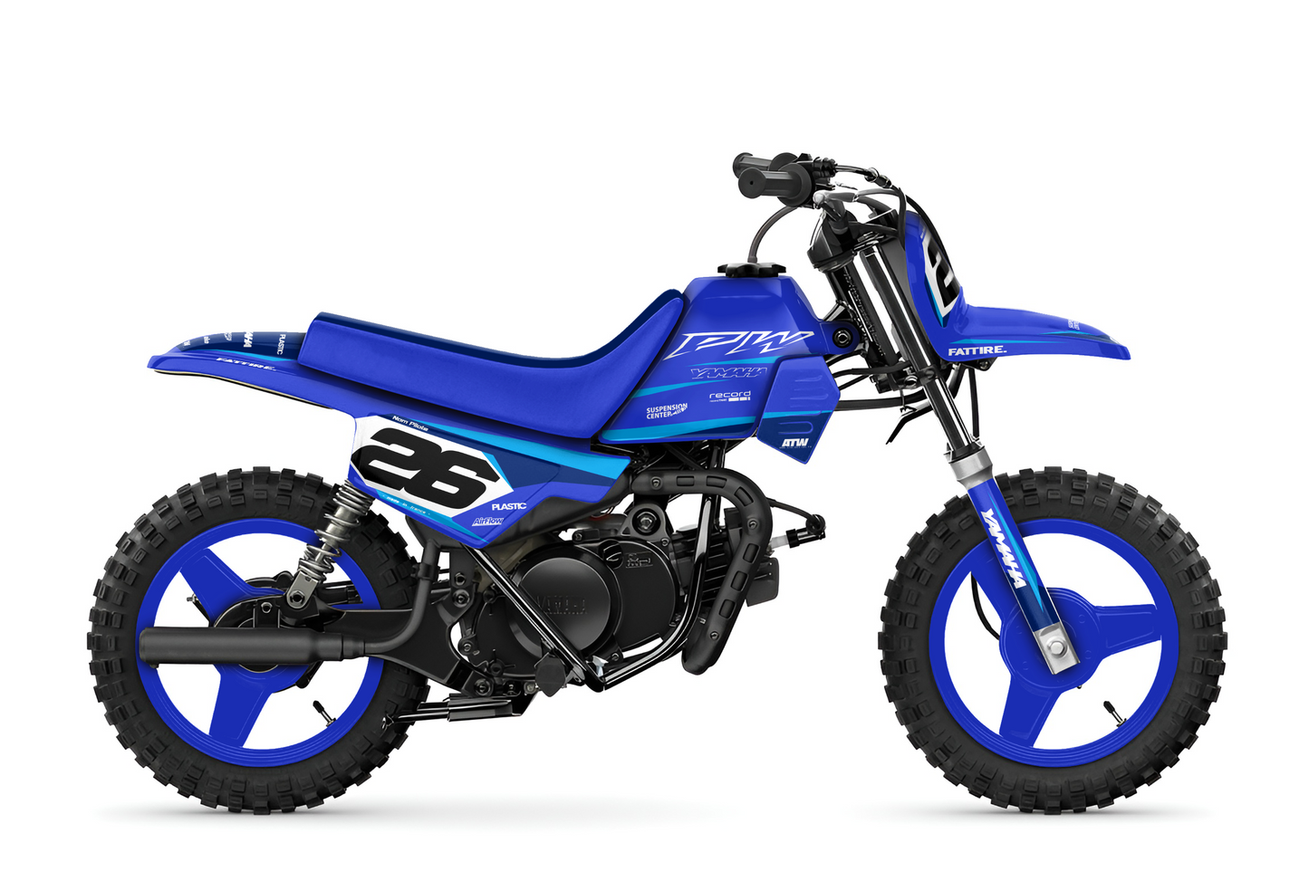 Kit déco Yamaha PW 50 - YM5PW002 Bleu