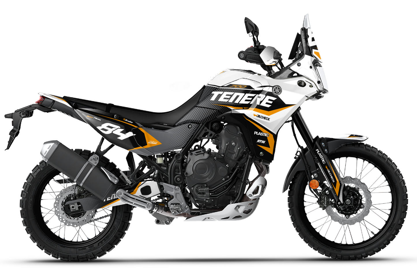 Kit déco Yamaha Tenere 700 - YMTR002 Blanc