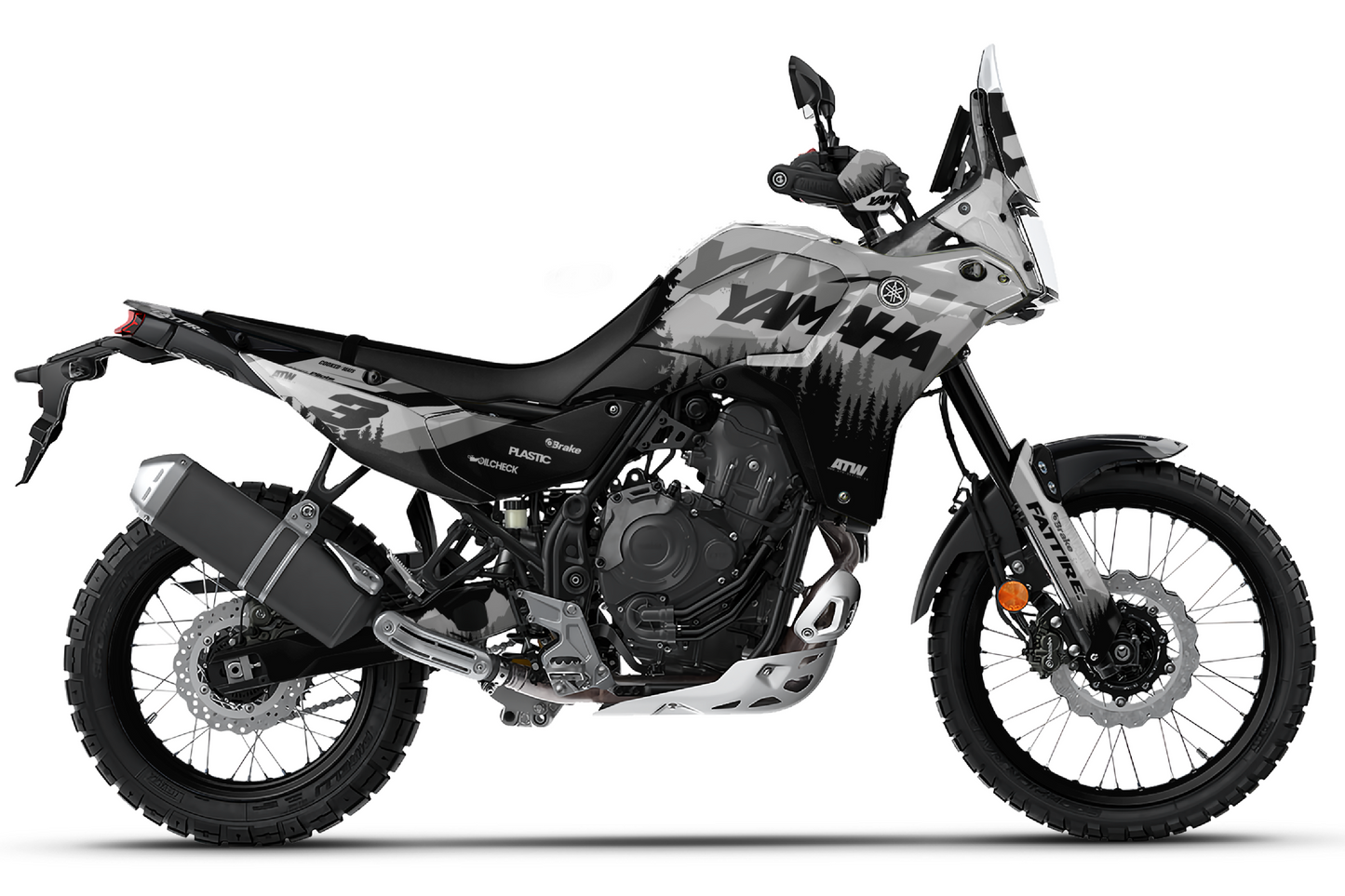 Kit déco Yamaha Tenere 700 - YMTR004 Gris