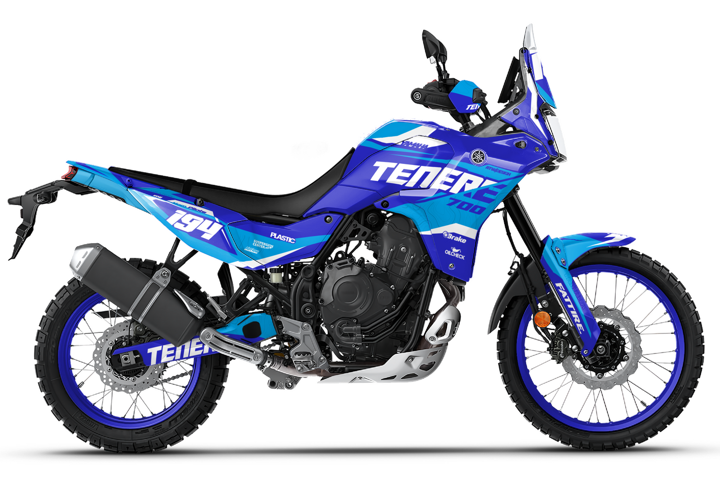Kit déco Yamaha Tenere 700 - YMTR003 Bleu