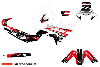 Kit déco Yamaha Tenere 700 - YMTR005 Rouge