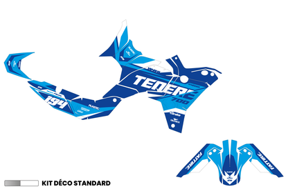 Kit déco Yamaha Tenere 700 - YMTR003 Bleu