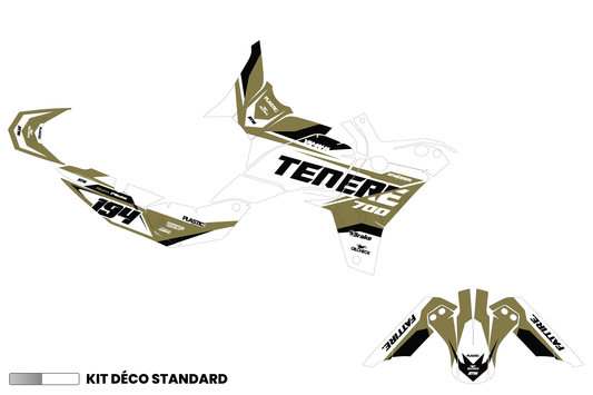 Kit déco Yamaha Tenere 700 - YMTR003 Vert