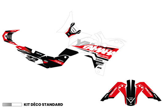 Kit déco Yamaha Tenere 700 - YMTR005 Rouge