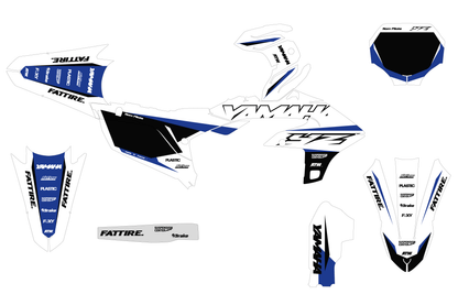 Kit déco Yamaha YZF/WRF - YMXMX002 Blanc