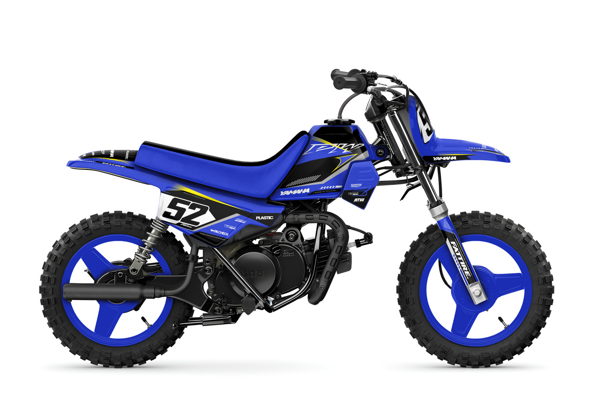 Kit déco Yamaha PW 50/PW 80 - YMPW003 Bleu