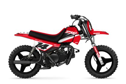 Kit déco Yamaha PW 50/PW 80 - YMPW004 Rouge
