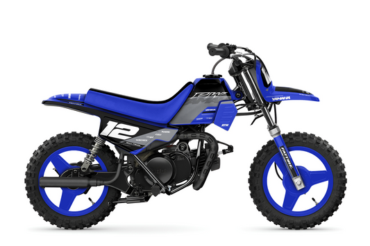 Kit déco Yamaha PW 50/PW 80 - YMPW005 Bleu