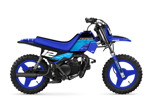 Kit déco Yamaha PW 50/PW 80 - YMPW005 Cyan