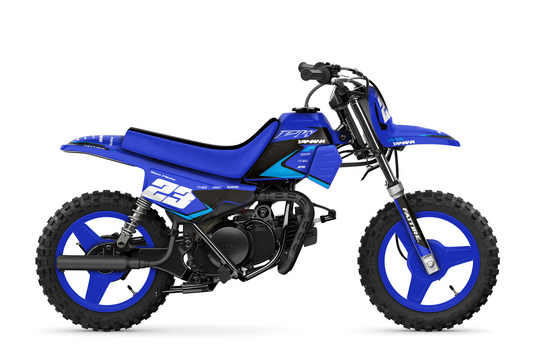Kit déco Yamaha PW 50/PW 80 - YMPW006 Bleu