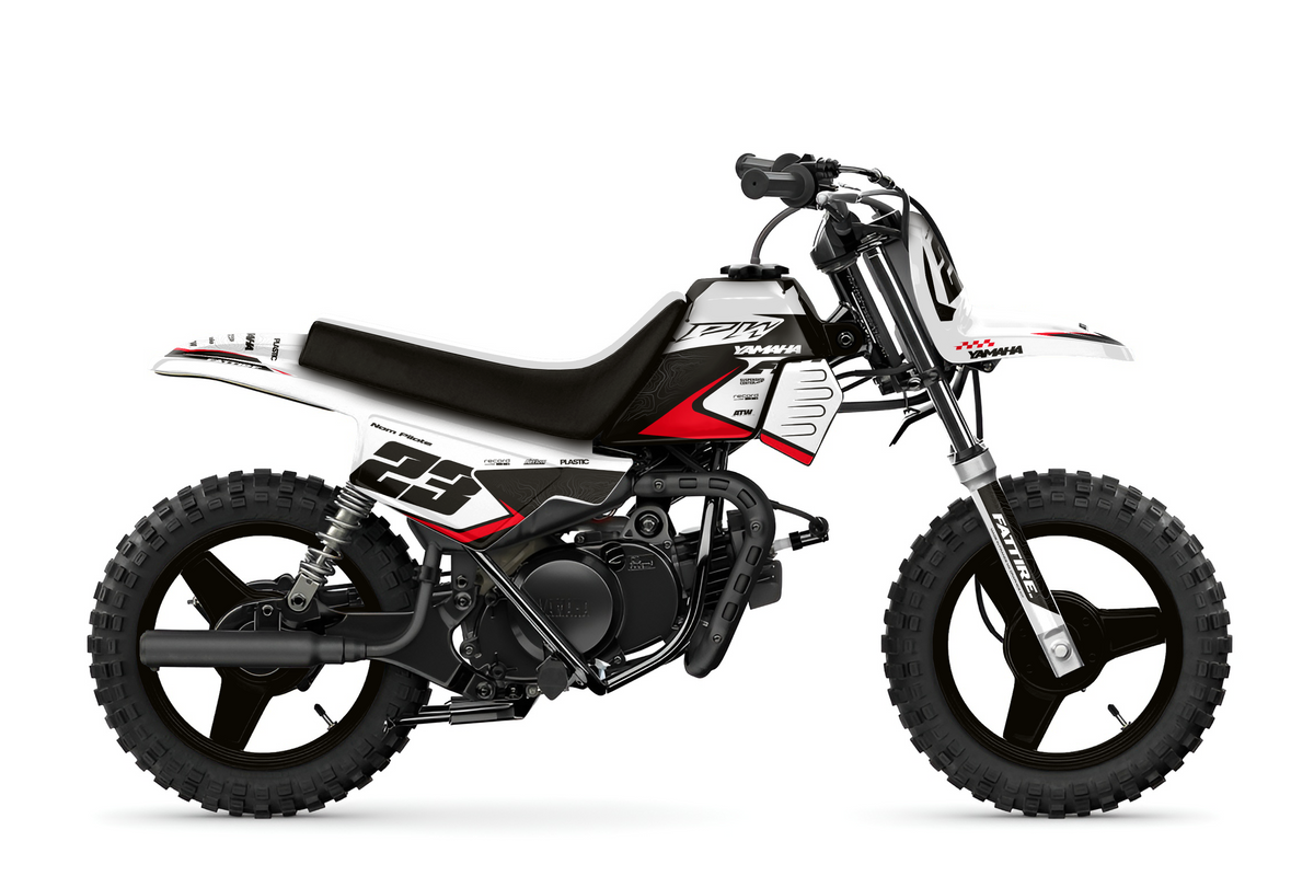Kit déco Yamaha PW 50/PW 80 - YMPW006 Rouge