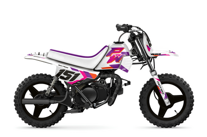Kit déco Yamaha PW 50/PW 80 - YMPW007 Blanc