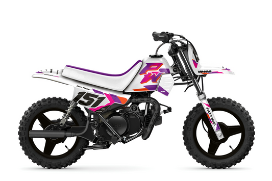 Kit déco Yamaha PW 50/PW 80 - YMPW007 Blanc