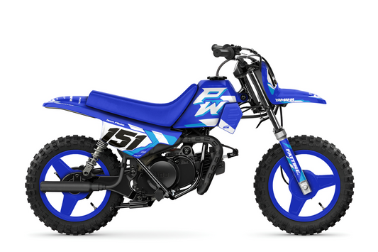 Kit déco Yamaha PW 50/PW 80 - YMPW007 Bleu