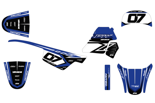 Kit déco Yamaha PW 50/PW 80 - YMPW008 Bleu