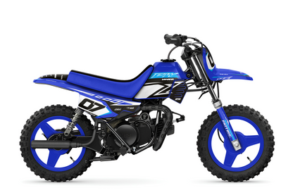 Kit déco Yamaha PW 50/PW 80 - YMPW008 Cyan