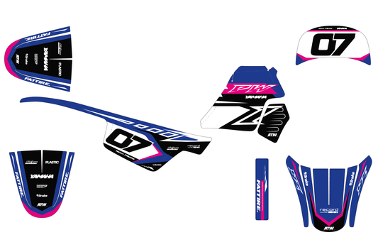 Kit déco Yamaha PW 50/PW 80 - YMPW008 Rose