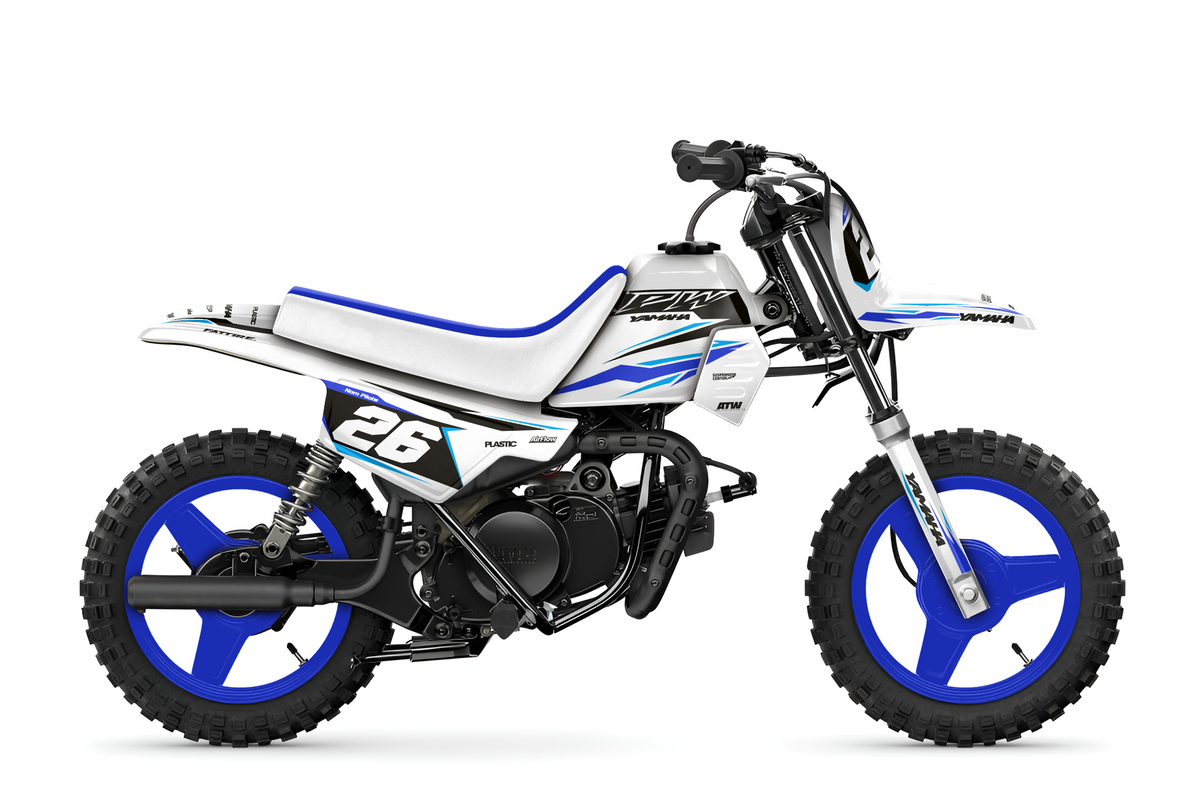 Kit déco Yamaha PW 50/PW 80 - YMPW009 Blanc