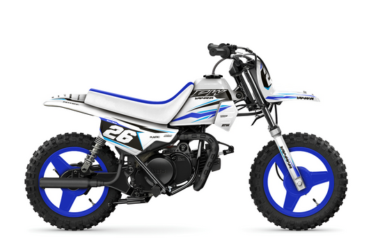 Kit déco Yamaha PW 50/PW 80 - YMPW009 Blanc