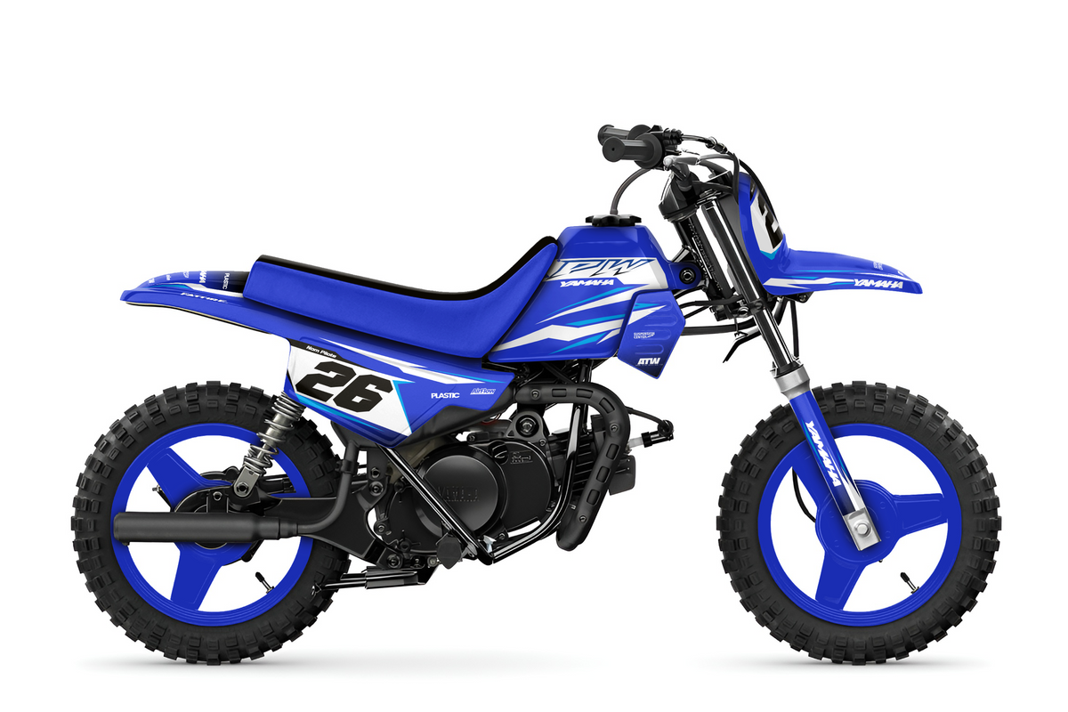 Kit déco Yamaha PW 50/PW 80 - YMPW009 Bleu