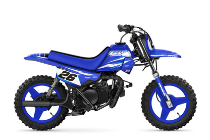 Kit déco Yamaha PW 50/PW 80 - YMPW009 Bleu