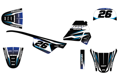 Kit déco Yamaha PW 50/PW 80 - YMPW009 Noir