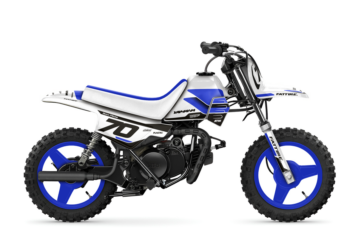 Kit déco Yamaha PW 50/PW 80 - YMPW010 Bleu