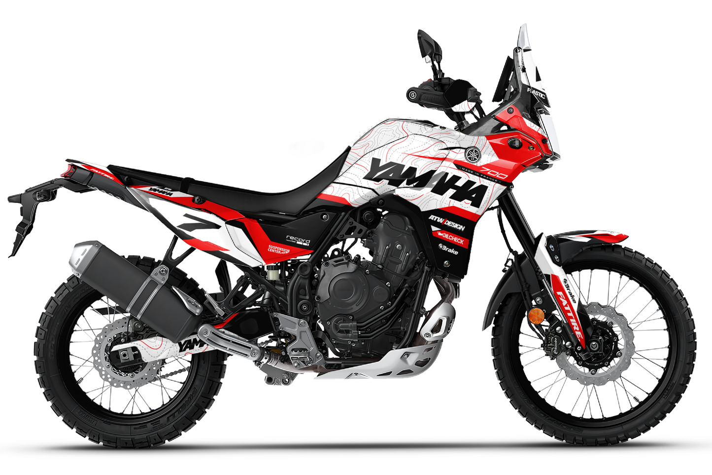Kit déco Yamaha Tenere 700 - YMTR001 Rouge