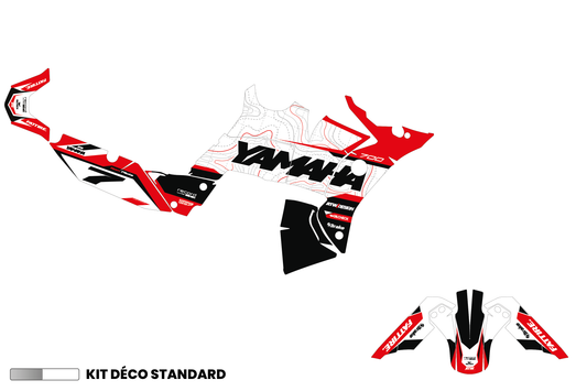 Kit déco Yamaha Tenere 700 World Raid - YMTW001 Rouge