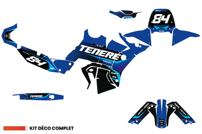 Kit déco Yamaha Tenere 700 World Raid - YMTW002 Bleu