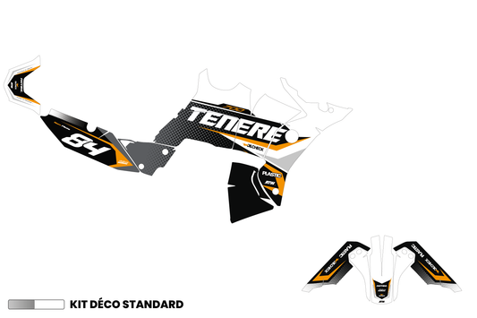 Kit déco Yamaha Tenere 700 World Raid - YMTW002 Blanc