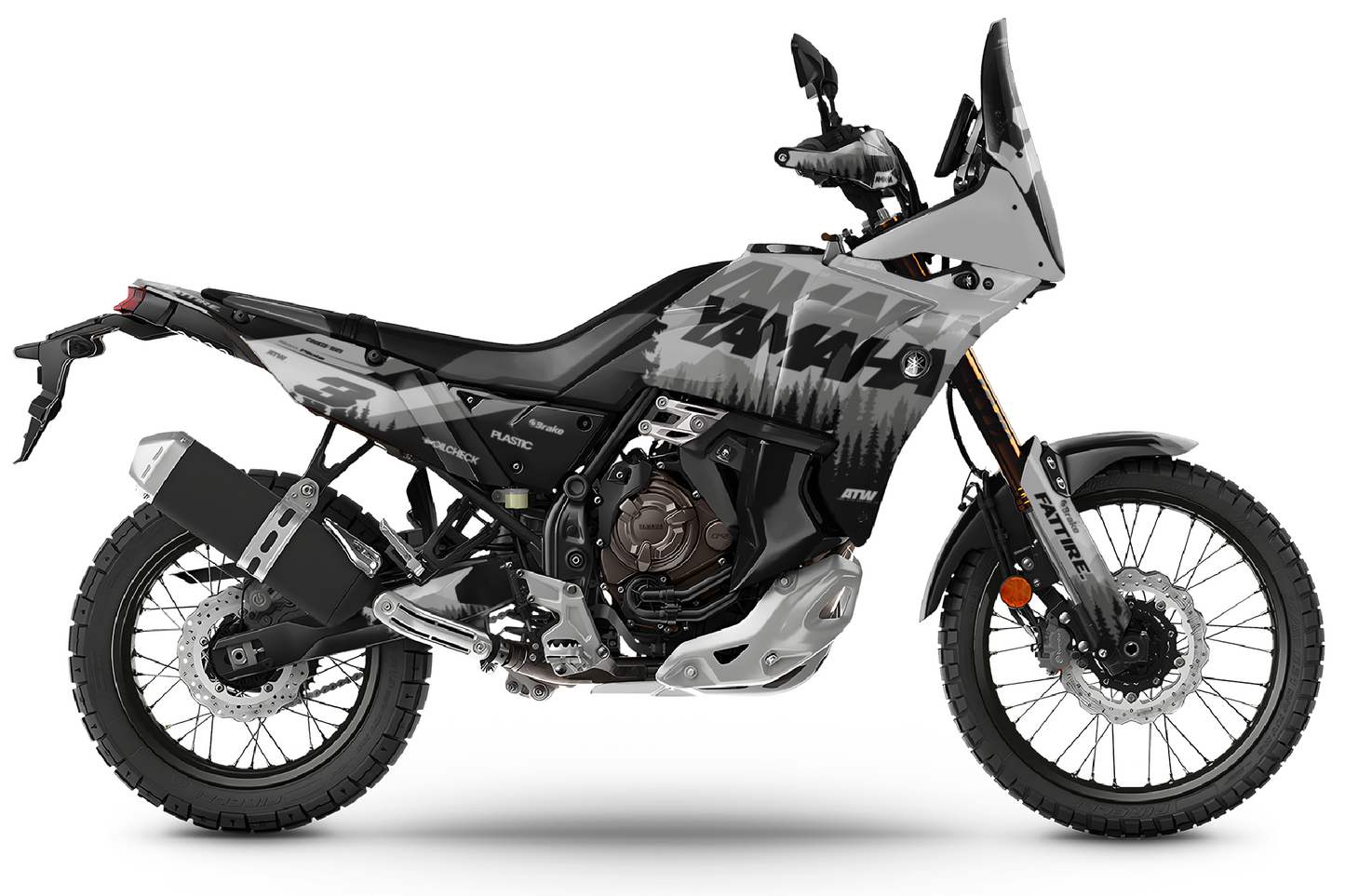 Kit déco Yamaha Tenere 700 World Raid - YMTW004 Gris