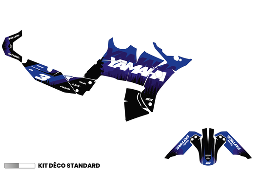 Kit déco Yamaha Tenere 700 World Raid - YMTW004 Bleu
