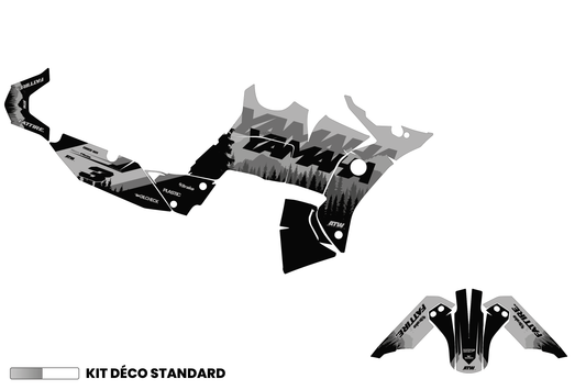 Kit déco Yamaha Tenere 700 World Raid - YMTW004 Gris