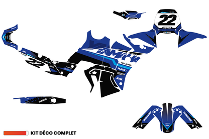 Kit déco Yamaha Tenere 700 World Raid - YMTW005 Bleu